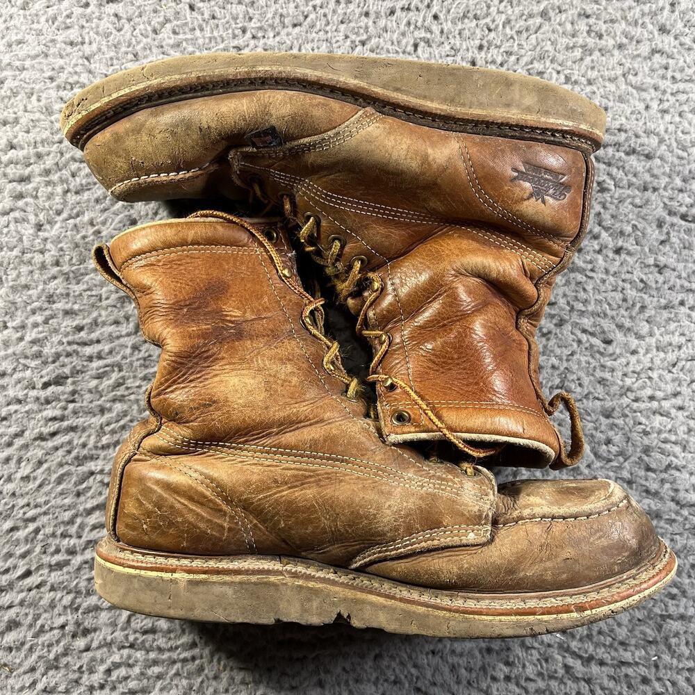 Thorogood American Heritage 804-4208 Men's 9 EE 8" Tobacco Wedge Work Boots